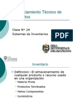 Clase 24 - Sistemas de Inventario