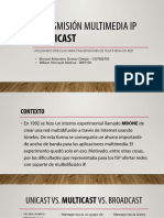Multicast, Unicast y Broadcast
