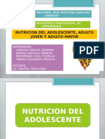Nutricion en El Adulto Joven y Adulto Mayor