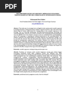 The Implementation of Scientific Approac