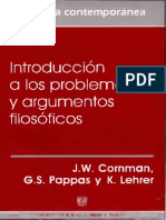 Cornman, Pappas, Lehrer-Introduccion A Los Problemas y Argumentos Filosoficos