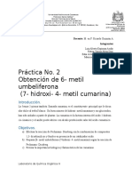 Practica 2 Obtención de Cumarina