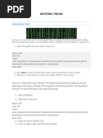 Notepad Tricks: Matrix Effect Trick