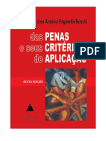 Das Penas e Seus Critérios de Aplicacao - José Antonio Paganella Boschi