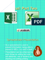 Excel Part Two