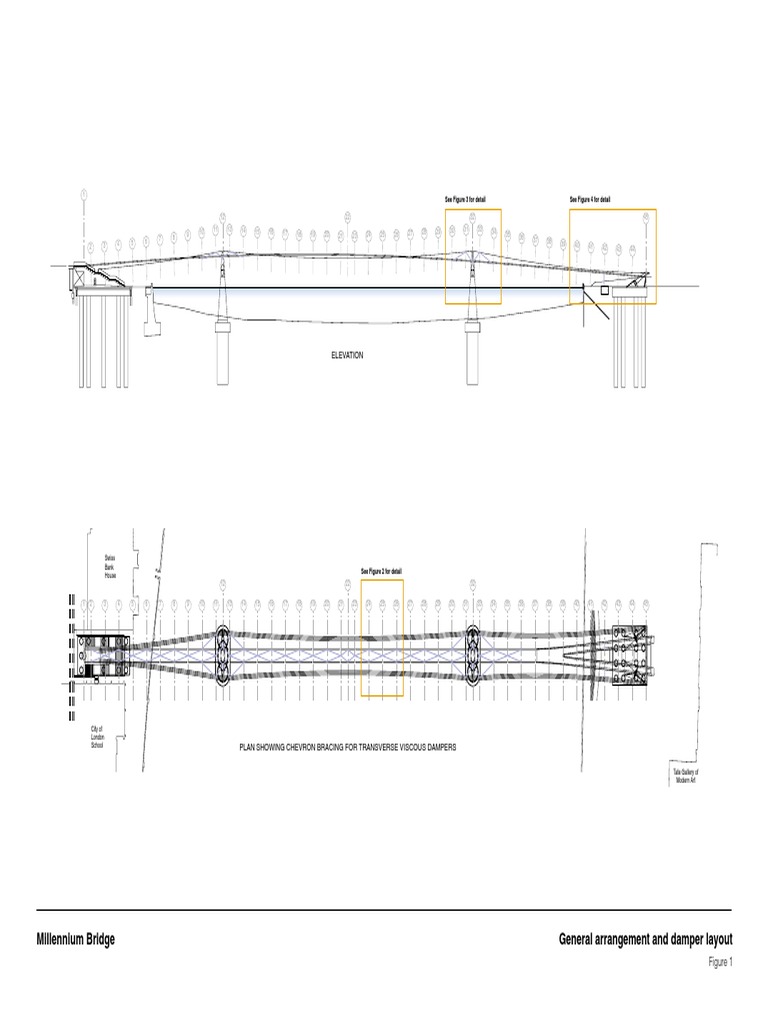Millennium Bridge Damper Layout Guide | PDF