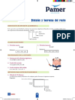 X - 4 Año - S5 - Division y Teorema Del Resto