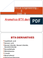 Petrochemical Engineering - II Unit - V: Aromatics-BTX Derivatives