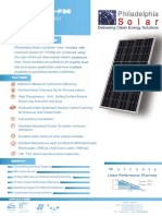 Product PS-p36: Multi-Crystalline Module