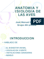 Anatomía y Fisiología de Las Aves