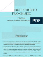 An Introduction To Franchising: Dorelene Villanueva Dimaunahan, MSCM, Cfe