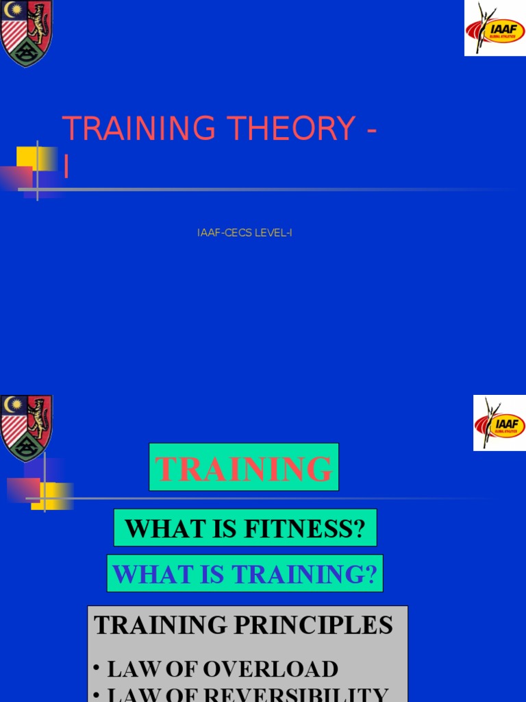 Training Theory - I: Iaaf-Cecs Level-I | PDF