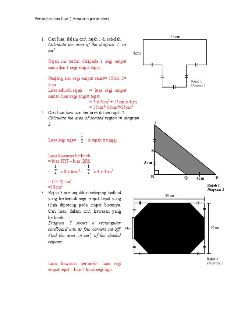 Perimeter Dan Luas Pdf