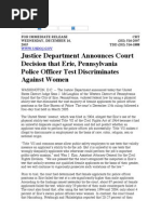 US Department of Justice Official Release - 01381-05 crt 667
