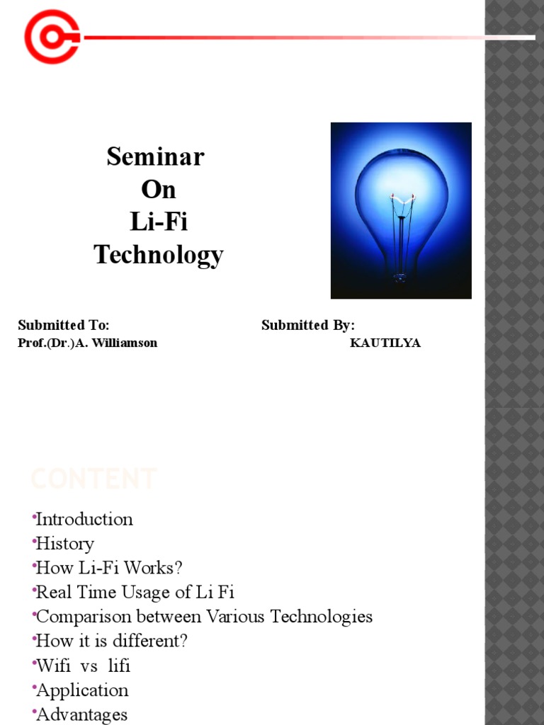 Overview of Li-Fi Technology | PDF | Telecommunications ...