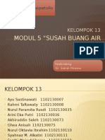 Kelompok 13 Modul Susash Buang Air Besar