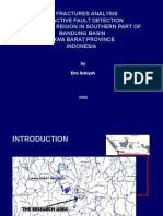 The Fractures Analysis For Active Fault Detection On Ciparay Region in Southern Part of Bandung Basin Jawa Barat Province Indonesia