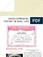 developmental theory in real life