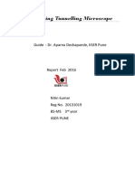 Scanning Tunnelling Microscope: Guide: Dr. Aparna Deshapande, IISER Pune