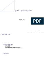 Pengantar Sistem Basis Data