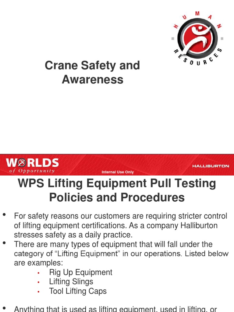 Crane Safety and Awareness Presentation | PDF | Crane (Machine) | Elevator