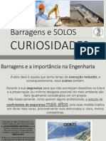 Barragens e SOLOS