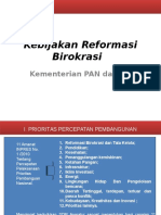 Merencanakan Reformasi Birokrasi Di Pemerintah Daerah