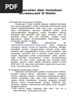 Pengenalan Dan Instalasi Screencast O Matic