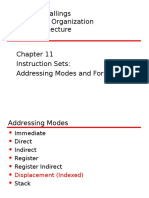 William Stallings Computer Organization and Architecture 6 Edition Instruction Sets: Addressing Modes and Formats