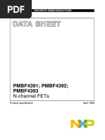 Data Sheet: PMBF4391 PMBF4392 PMBF4393