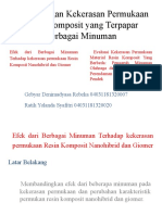 Evaluasi Kekerasan Permukaan Material Resin Komposit Yang Berbeda