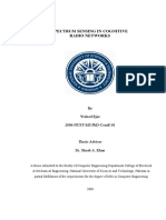 Spectrum Sensing in Cognitive Radio Networks