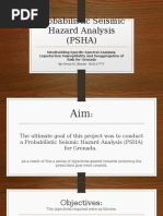 Probabilistic Seismic Hazard Analysis (PSHA)