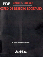 Nissen-Curso de Derecho Societario