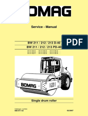 Service Manuel BW211D-40, PDF, Electrical Connector