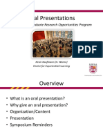 Planning An Oral Presentationkck