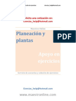 Planeación y Plantas