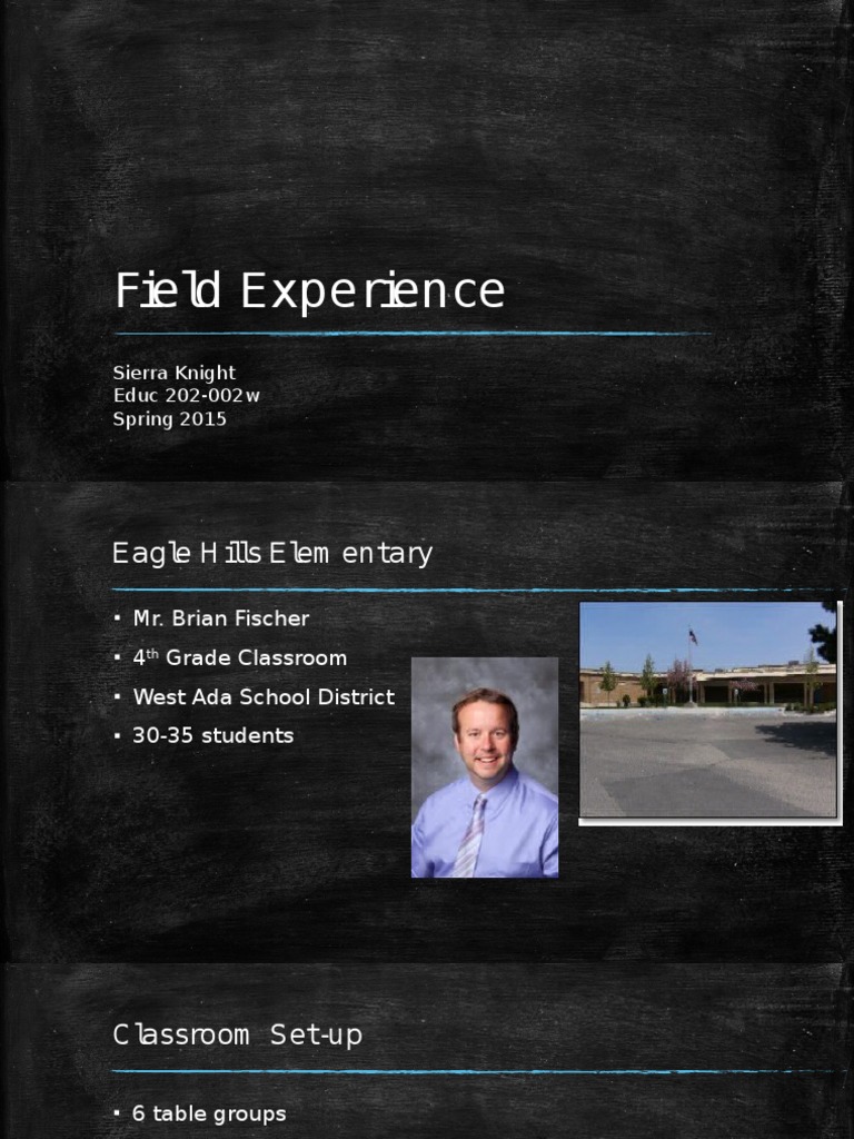 Field Experience in 4th Grade Classroom | PDF | Career & Growth