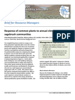 Response of common plants to annual climate variation in sagebrush communities