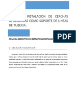 Proyecto Instalacion de Cercha Reticulada para Linea de Tuberias Online