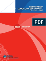 NAP Lengua Ciclo Básico Secundario Argentina