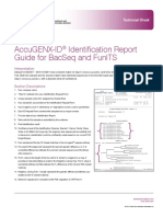 AccuGENX Identification Report Guide For BacSeq and FunITS