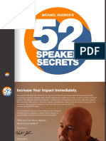 Michael Hudson 52 Speaker Secrets