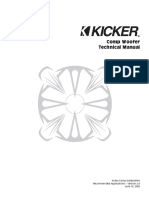 Kicker Comp Woofer 2002 Technical Manual v2.0