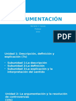 Clase 1 Argumentación