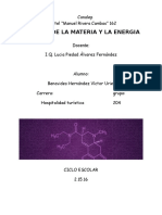 Analisis de La Materia y La Energia