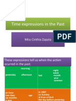 Time Expressions in The Past