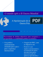 3 O Mundo Após A II Guerra Mundial