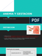 Anemia y Gestacion