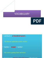 Vocabulary